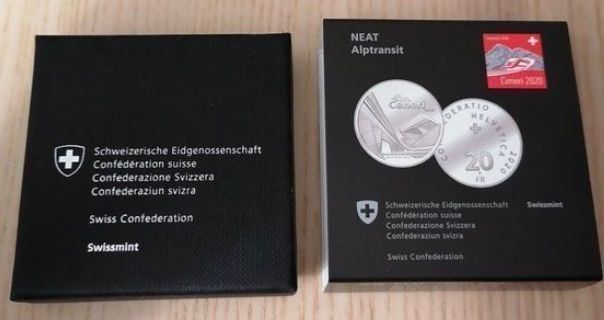 Tutti le monete: Pièce de 20.- Ceneri 2020 swissmint – Usato da Martigny venduto da mim_lk7x 1