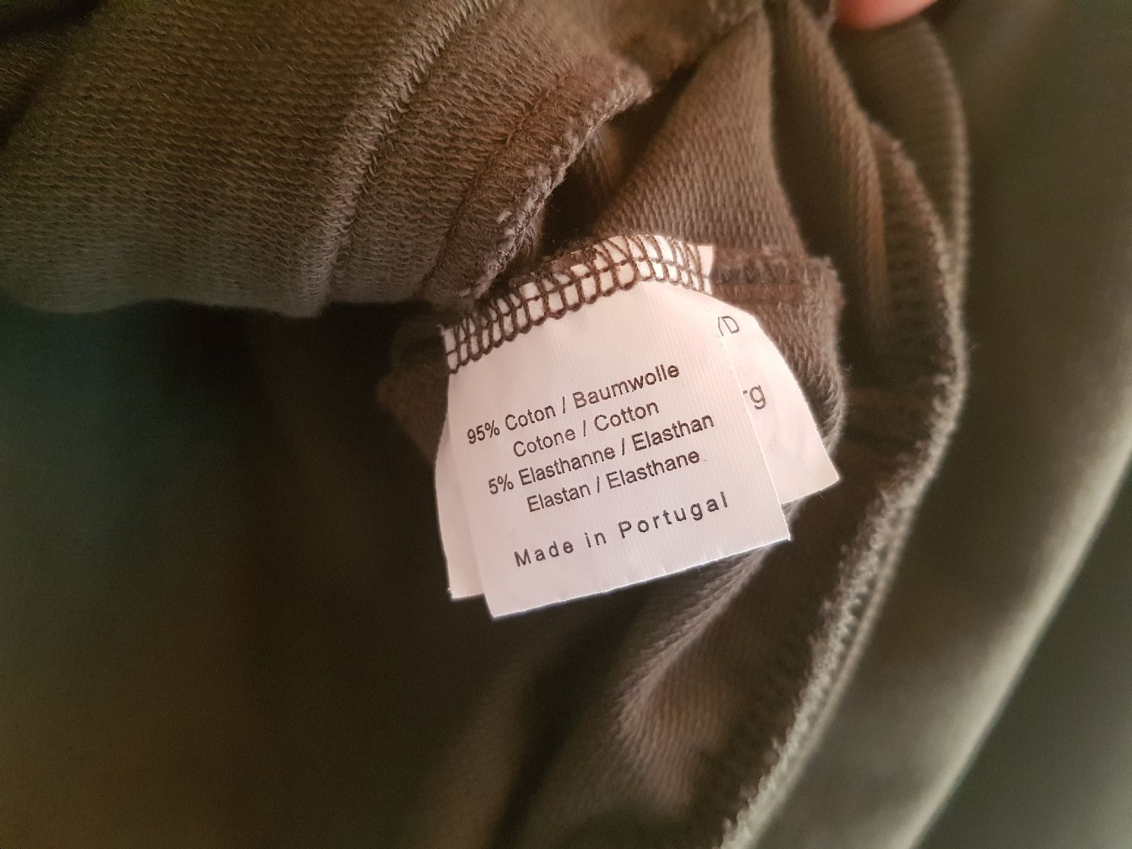 Switcher Pullover & Sweatshirts: Switcher - Jaquette Coton Vert Olive - M – Gebraucht aus Haute-Nendaz von Violette123 3