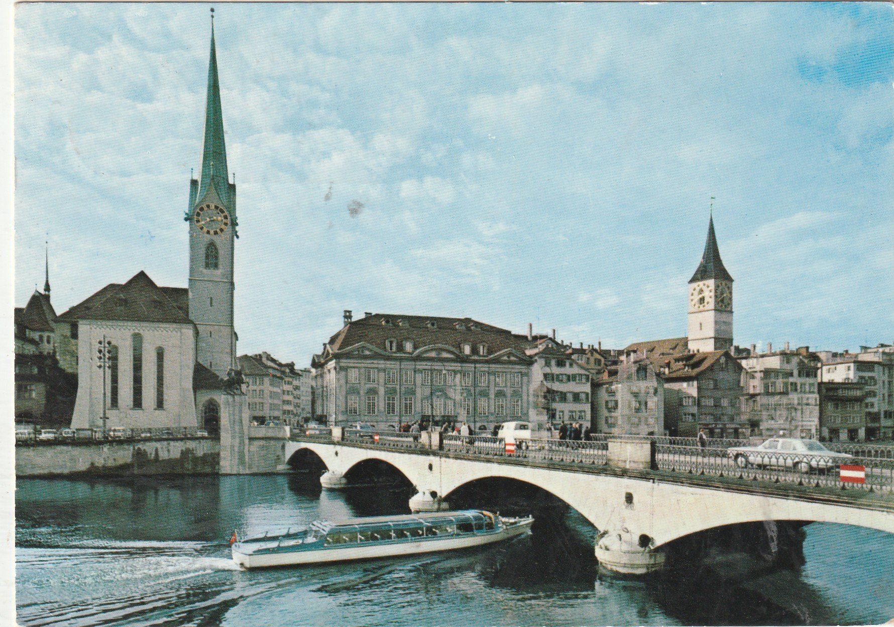 Cartoline postali: Zürich – Usato da Lumbrein venduto da made02