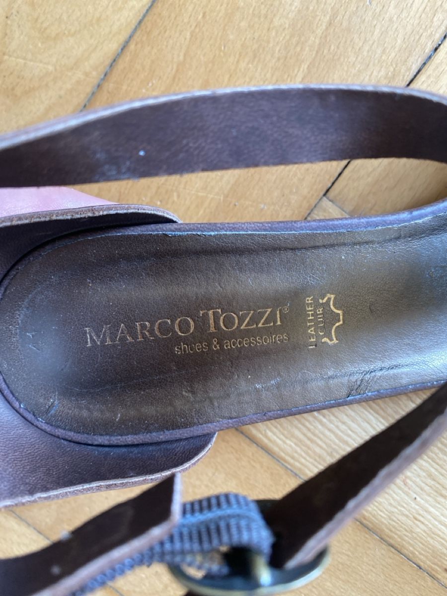 Scarpe da donna: Marco Tozzi Sandalen Leder Braun Grösse 41 – Usato da Dübendorf venduto da feusiedi 7