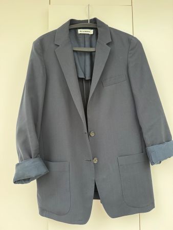 Nachtblauer Blazer ungefüttert von Jil Sander Gr. 36