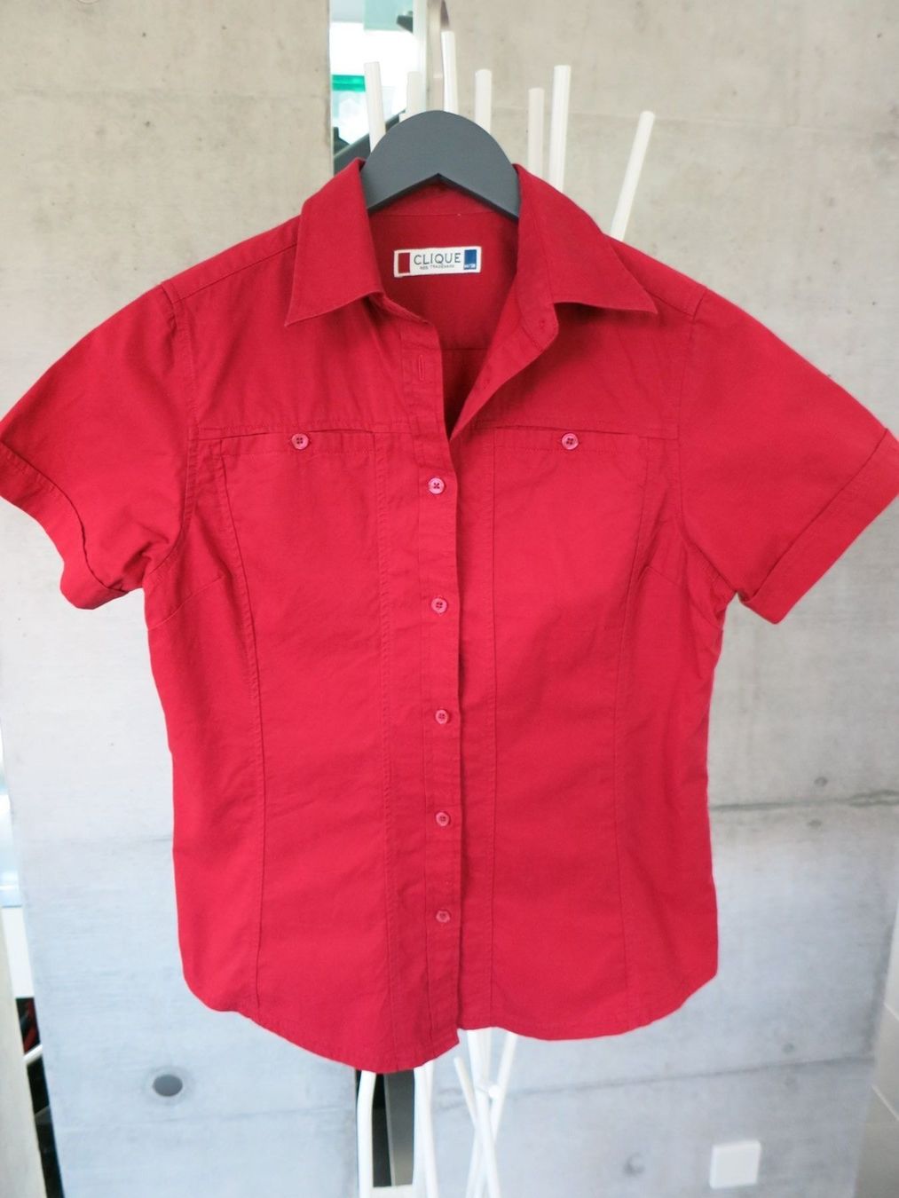 Camicette: Clique Hemdbluse rot – Nuovo (secondo la descrizione) da Wisen SO venduto da Ihunter