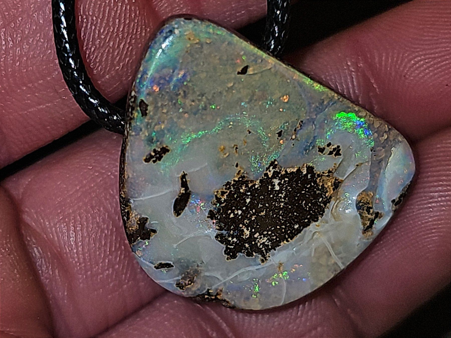 Edelsteine: Natürlicher Australischer Boulder Opal Anhänger – Gebraucht aus Uerkheim von Winwinner 1