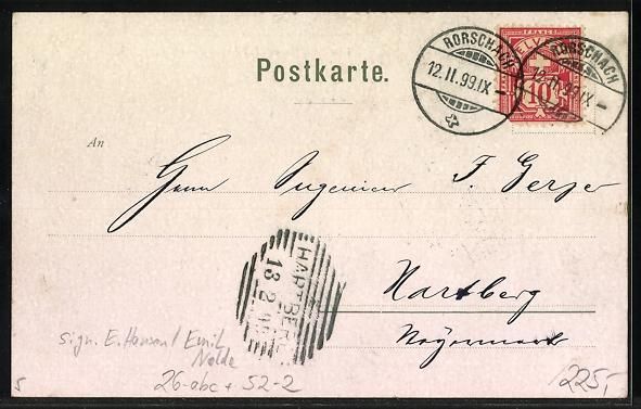 Cartoline postali: sign. E. Hansen / Emil Nolde: Drei Schwe – Usato da Berlin venduto da bartko-reher 1
