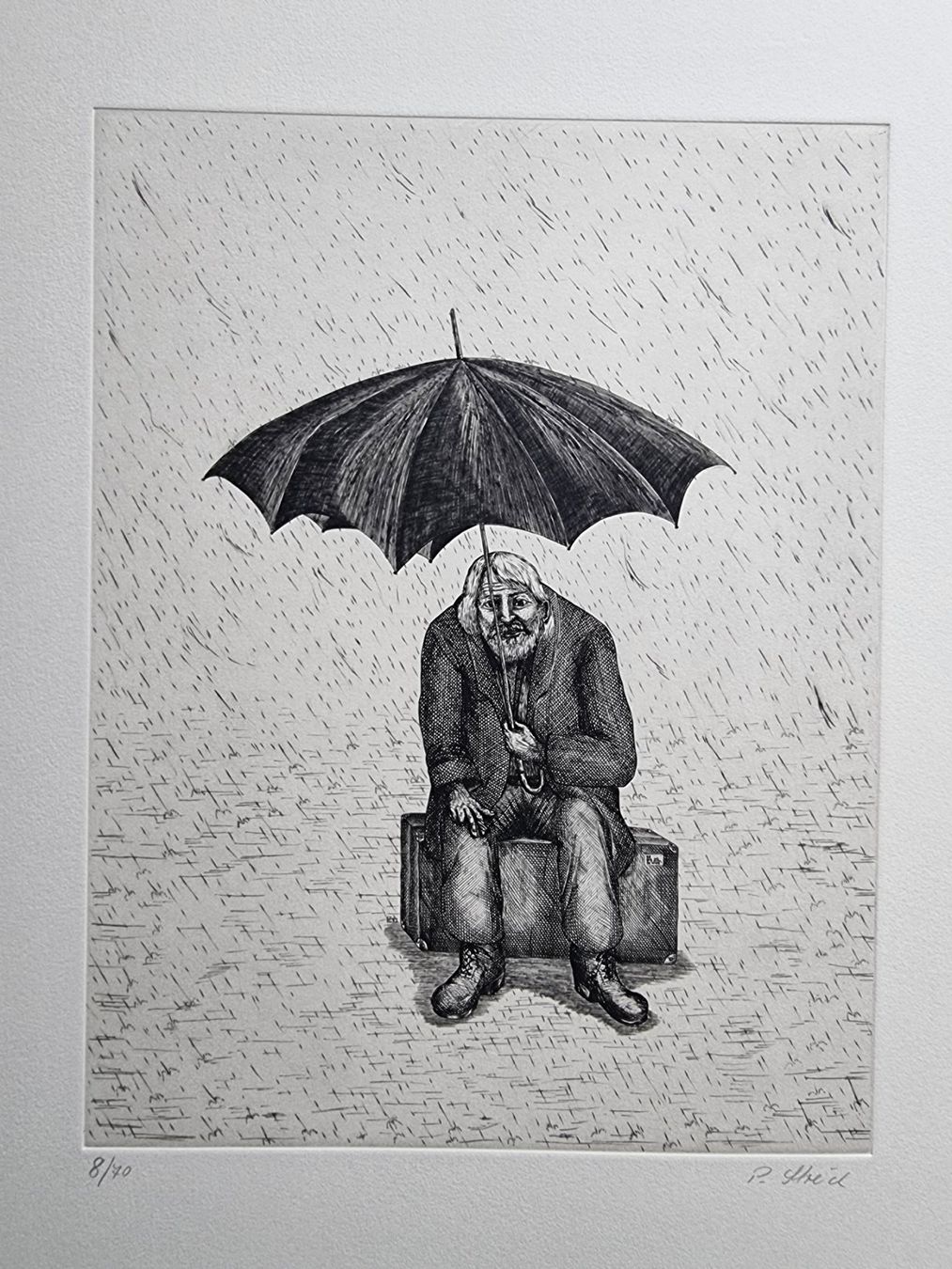 Grafiken & Lithographien: PETER STREICH RADIERUNG SIGNIERT NUMMERIERT – Gebraucht aus Gersau von kunst-online 1