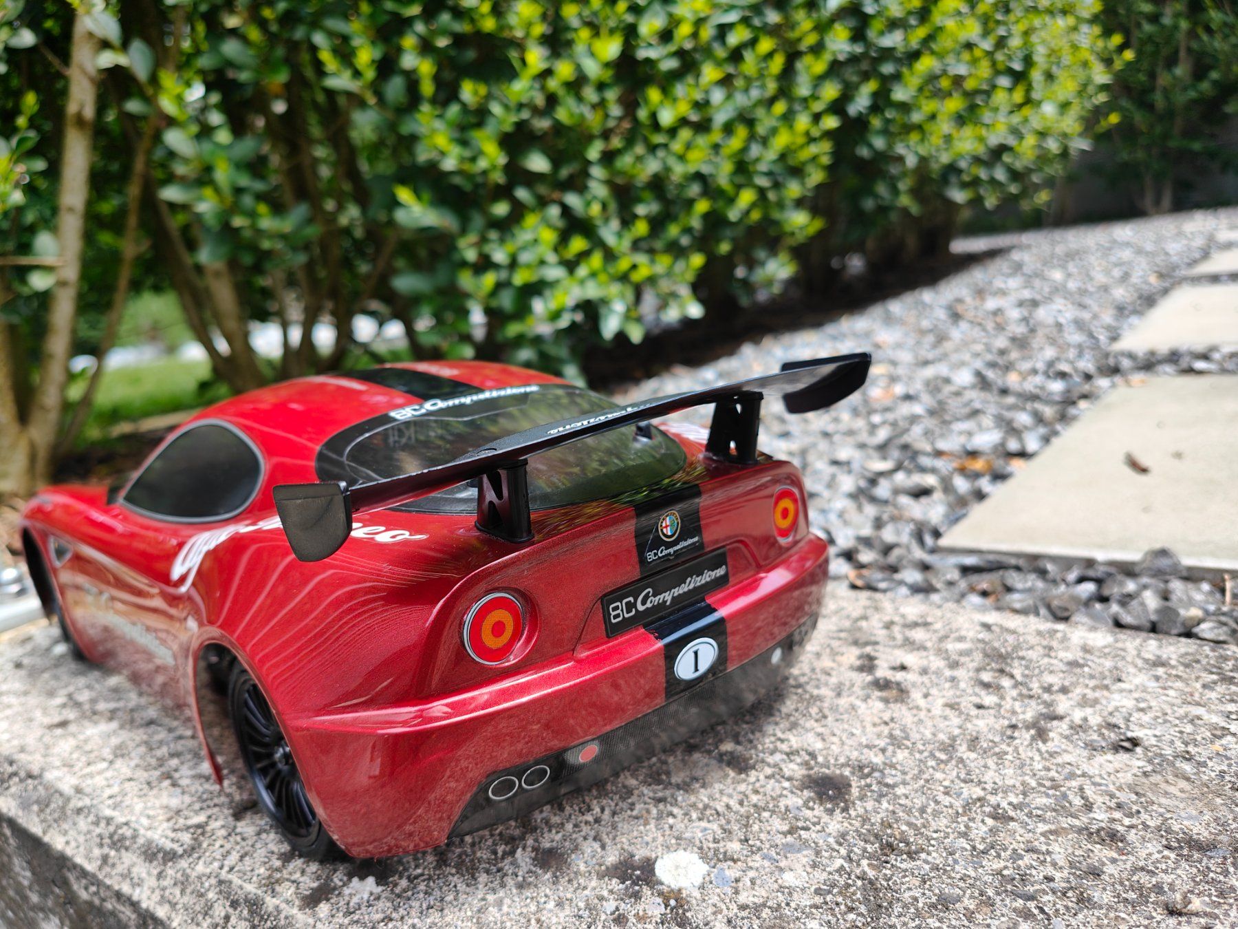RC Kits de montage: HPI Karo Alfa Competition C8 mit LED – D'occasion à Hirschthal par rc-xdreams 3