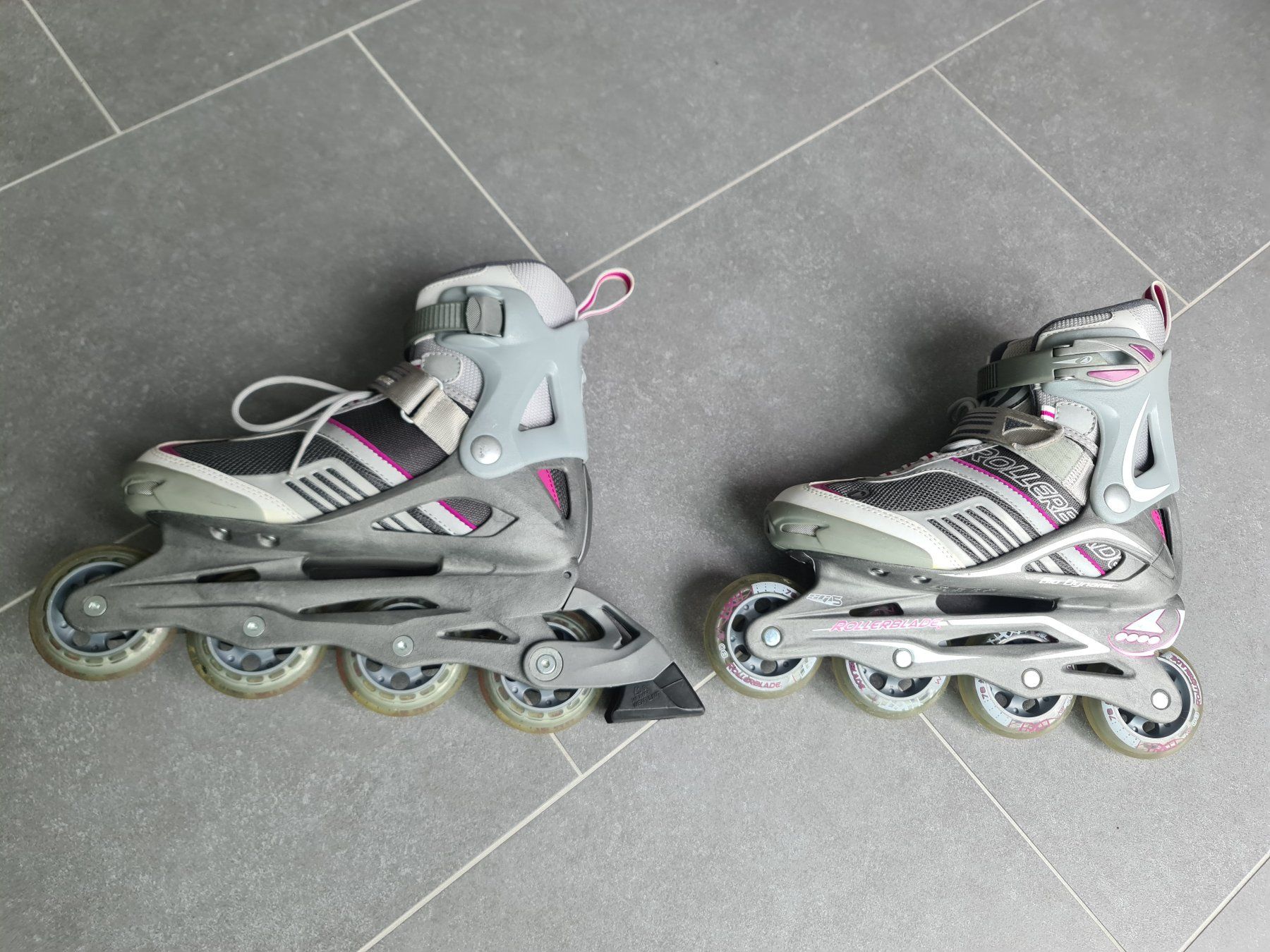 Pattini in linea & Pattini a rotelle: Rollerblade SG5 Gr. 38.5 Inlineskates Rollschuhe mit Tasche – Usato da Hausen AG venduto da Vugri 1