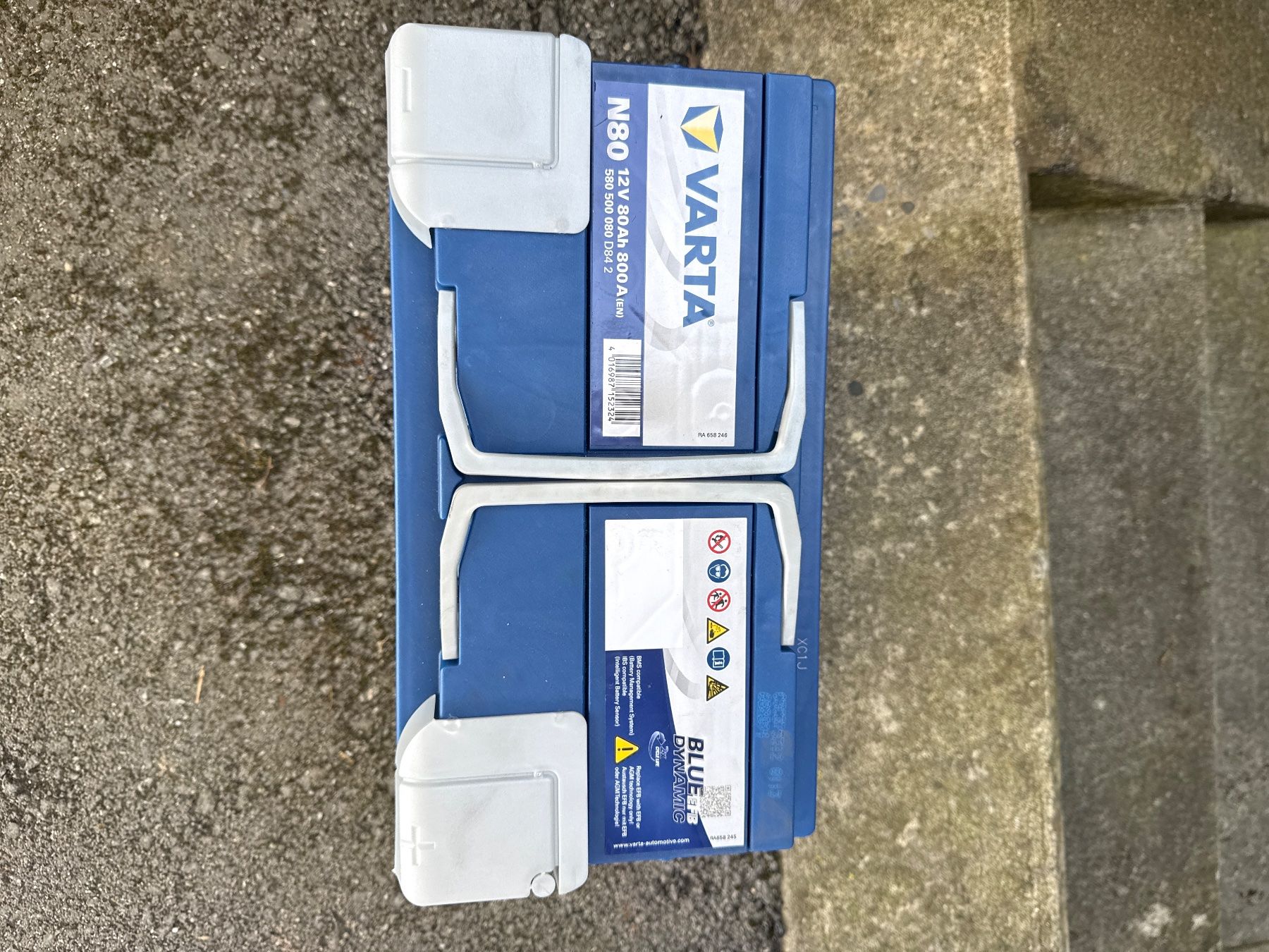 Varta Batterie: Varta N80 Blue Dynamic 12V 80Ah 600A Batterie – Usato da Bellach venduto da bus_zw5y
