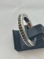 Thomas Sabo Ring mit schwarzen Steinen Silber925