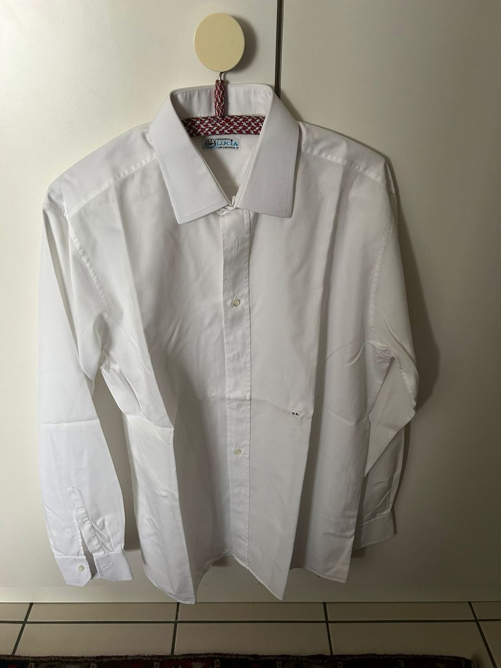 Camicette: Camicia cotone bianco tg.M cifrata GS – Usato da Melano venduto da H-Sara