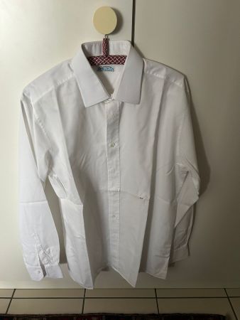 Camicia cotone bianco tg.M cifrata GS