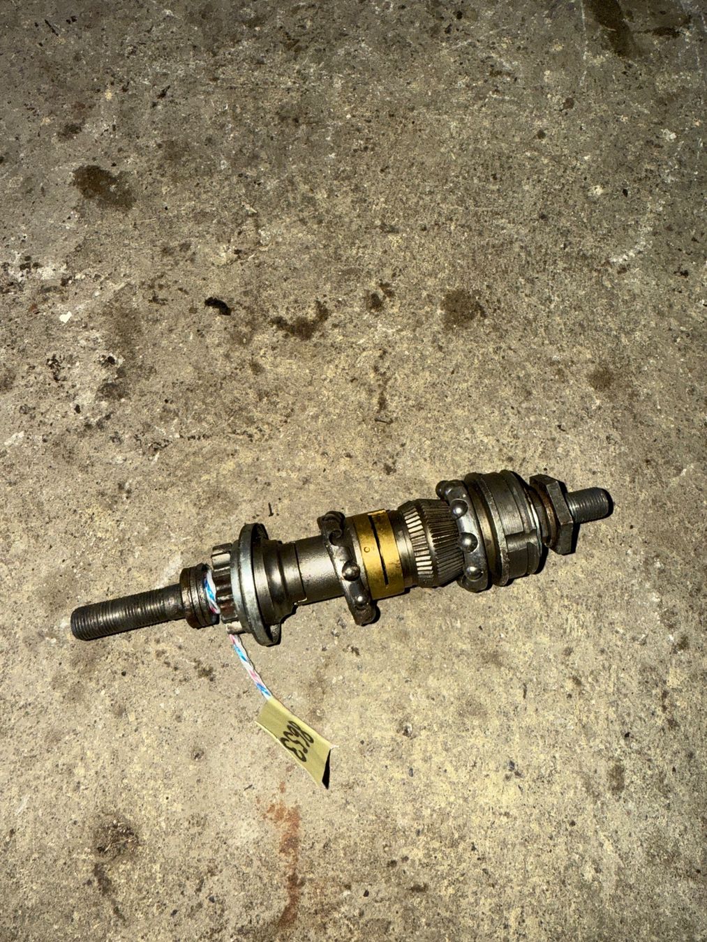 Puch Parti ricambio per ciclomotori: Puch/Sachs Mofa Rücktritt Achse – Difettoso da Fahrni b. Thun venduto da berger_tuning34 1