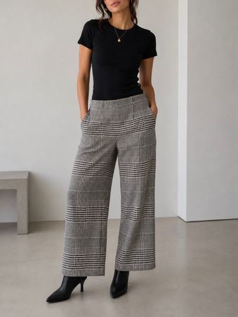 H&M Hose kariert Gr. 42