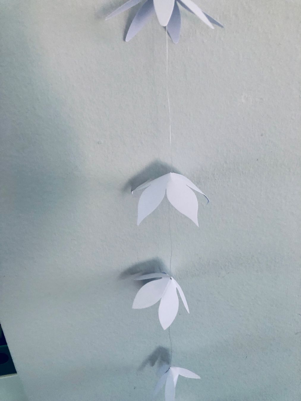 Tutte le decorazioni: Wunderschöne Papierblumen Girlande – Usato da Arlesheim venduto da leyRum4.5 3