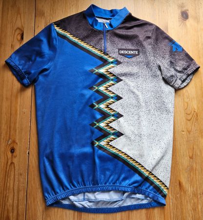 Radtrikot Descente Gr. XL Velo Radsport Trikot vintage