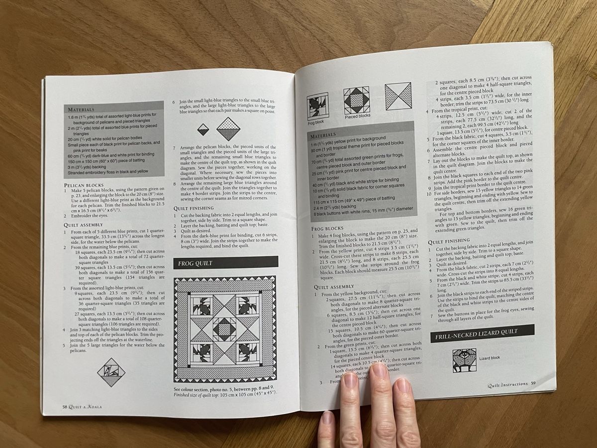 Bücher: Patchwork Buch Quilt a Koala Margaret Rolfe – Gebraucht aus Fribourg von Mymikrakra01 7