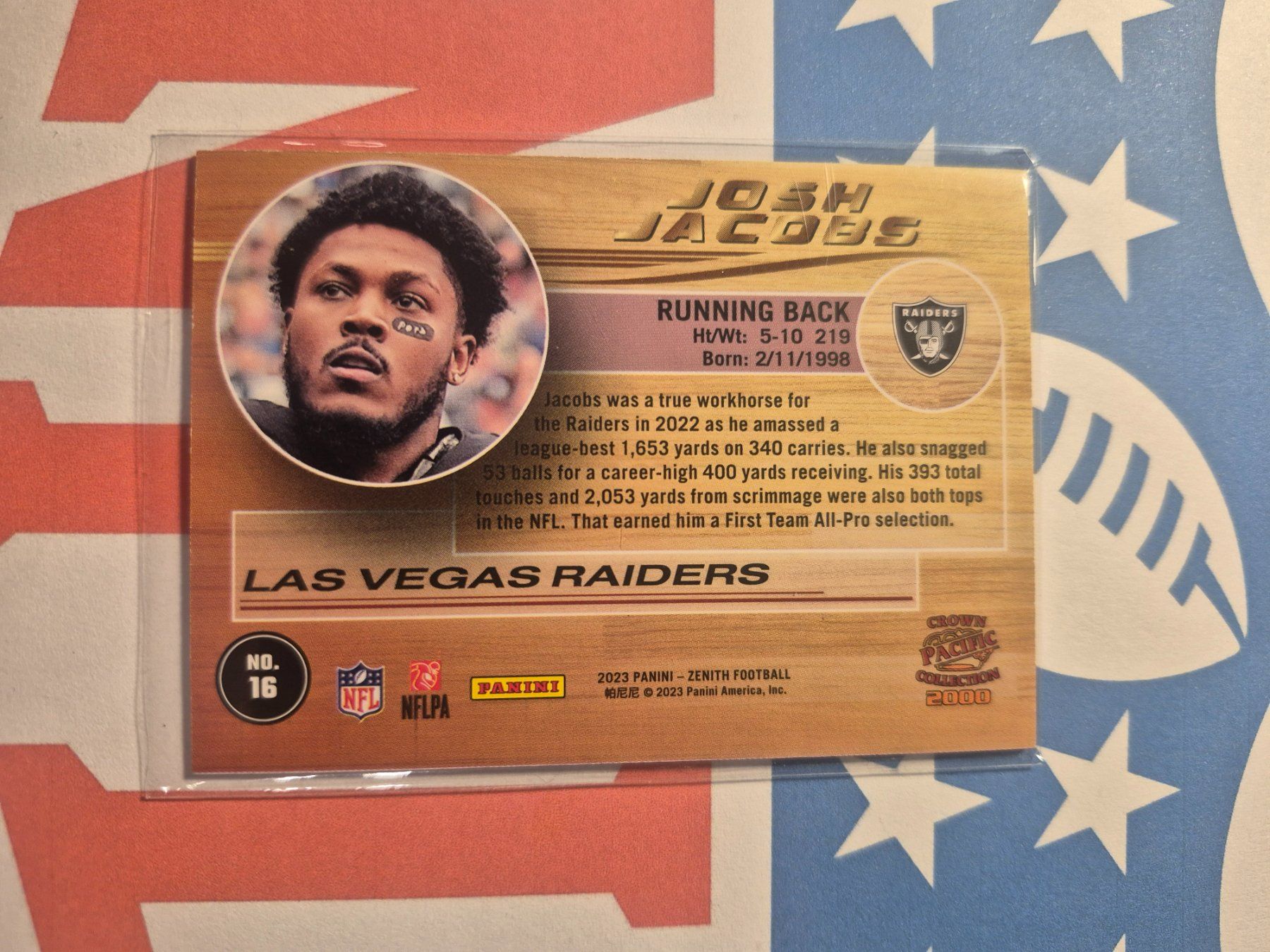 Panini Sammelbilder & Trading cards: NFL Josh Jacobs Las Vegas Raiders – Gebraucht aus Treiten von Sauber73 1