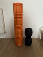 2 Faszienrollen Orange schwarz