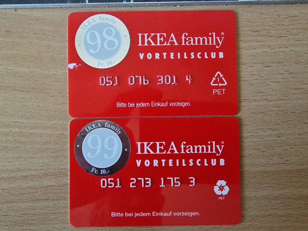 IKEA family Karten. Kaufen auf Ricardo