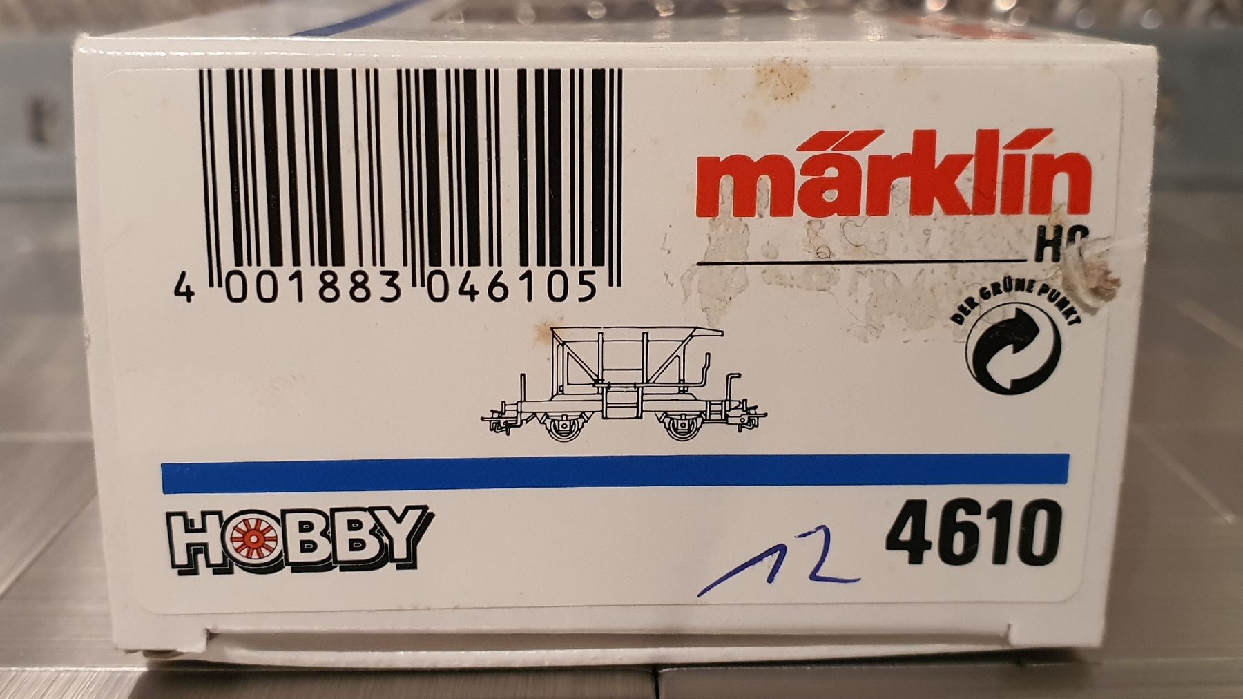 Märklin Modellini di ferrovie: MÄRKLIN 4610 GÜTERWAGEN  – Usato da Männedorf venduto da Modellbau-wyss 4