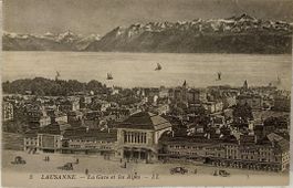 LAUSANNE - La Gare -  Diligences