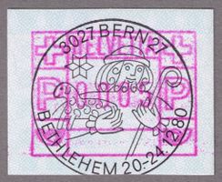 ATM 2_Sonder-VO_BERN 27 BETHLEHEM 1980_Hirte_Lamm_Stab !