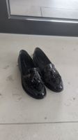 Schuhe Damen Roberto Santi Lackleder Schwarz 