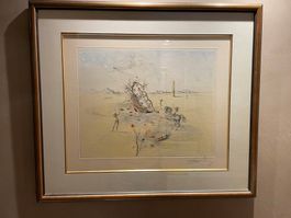 Original Farbradierung Salvador Dali