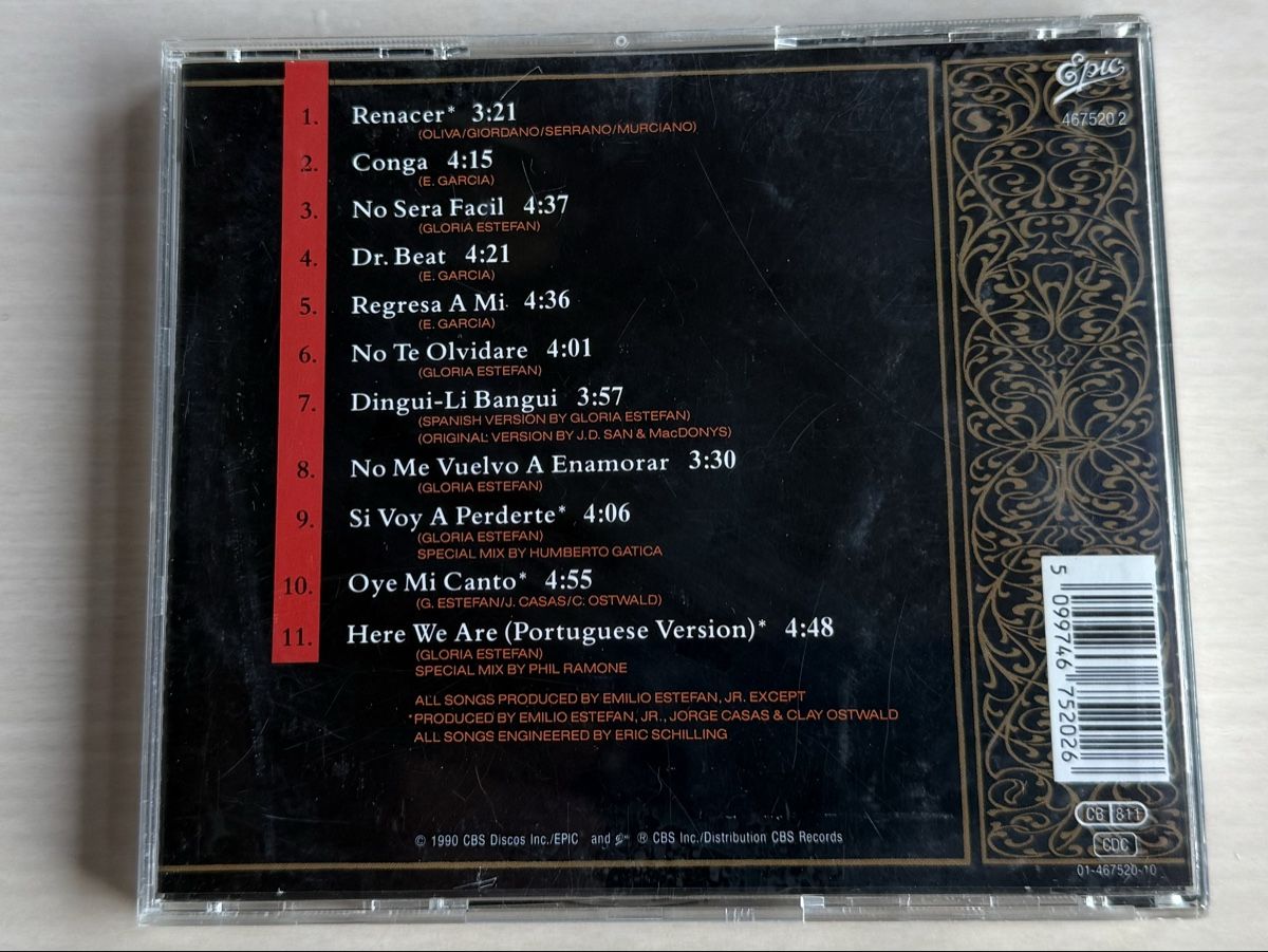 CDs: Gloria Estefan - Exitos - CD Album 1990 – Gebraucht aus Oberried Brienz von Chyara 1