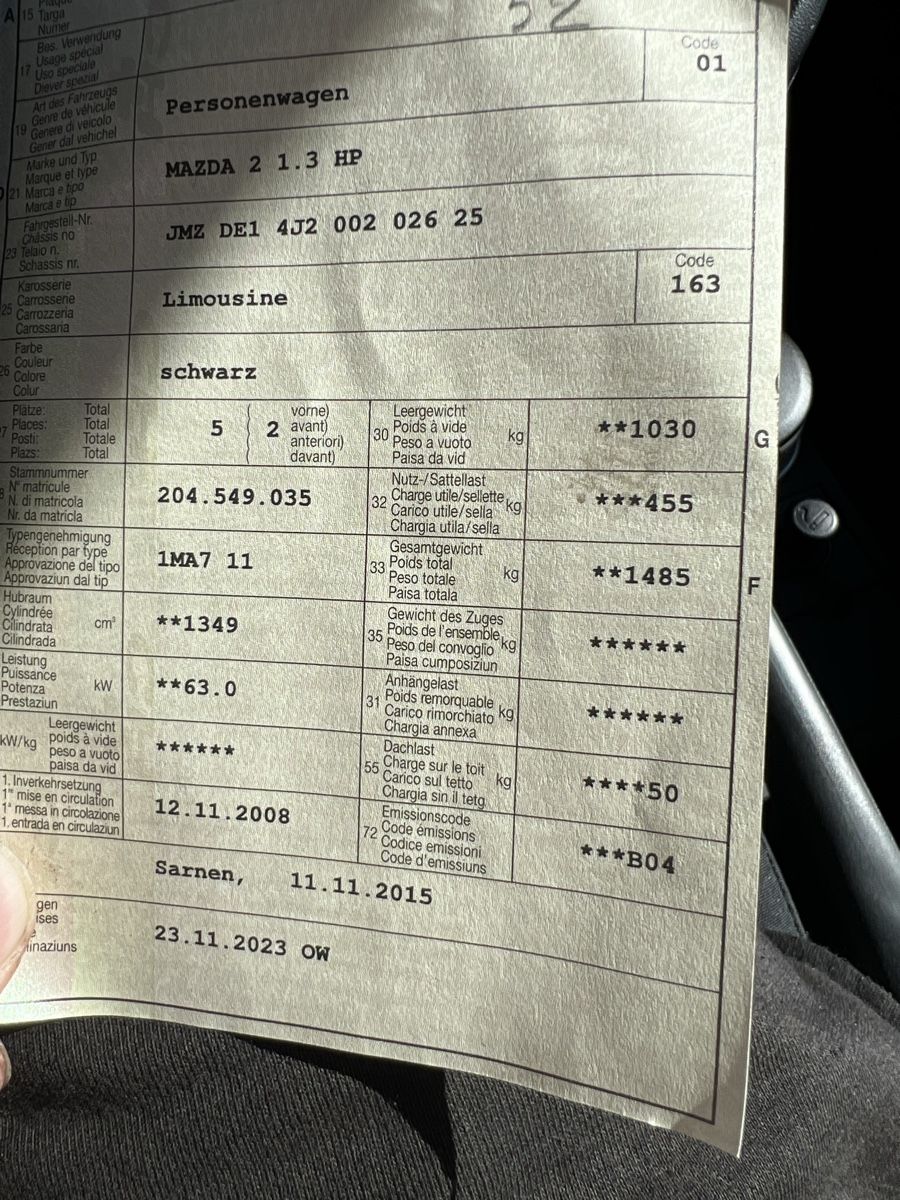 Mazda Automobili: Mazda 2 1.3 Frisch MFK – Usato da Sursee venduto da gas_8n5t 7