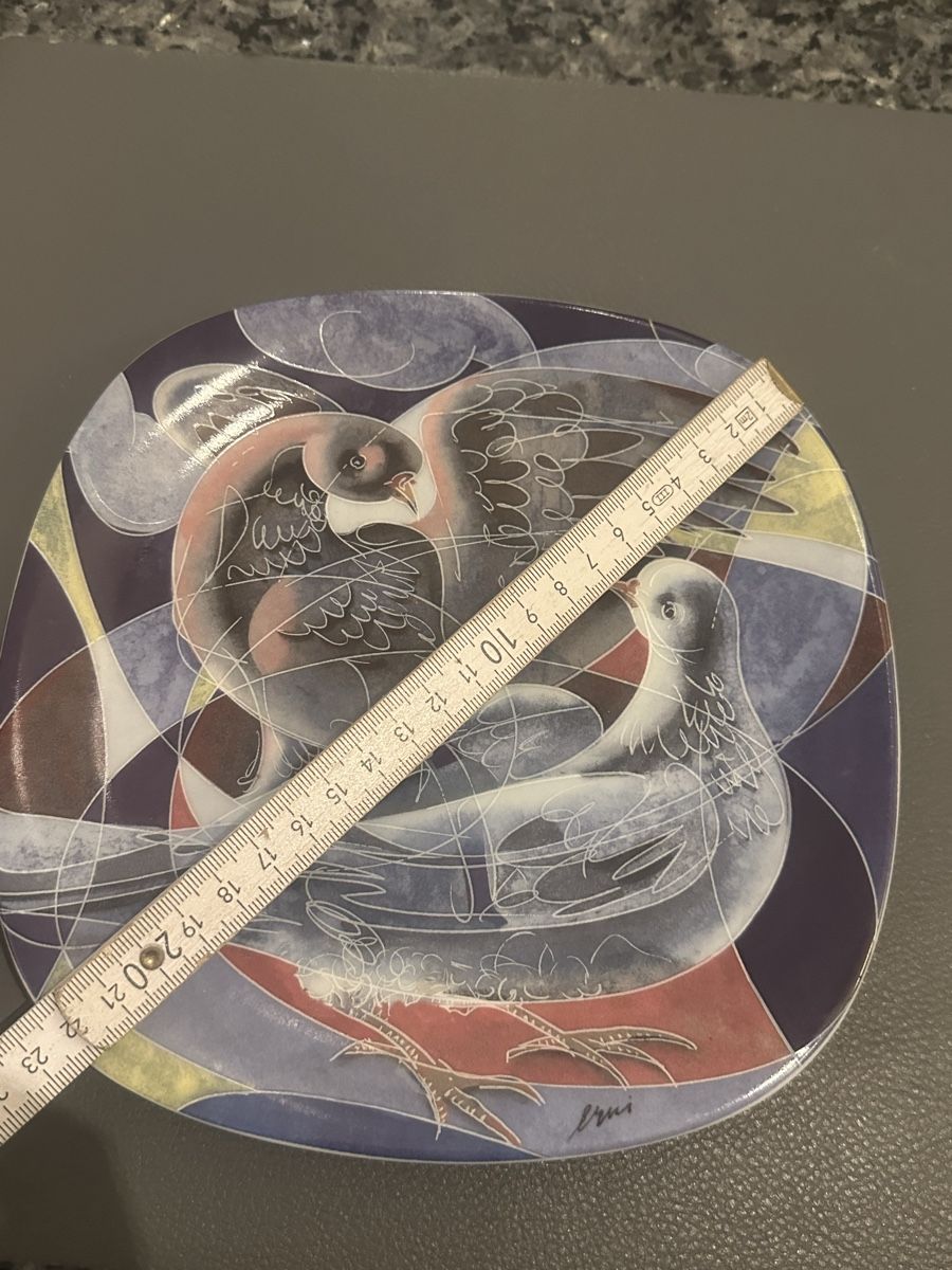 Rosenthal Teller: Rosenthal Wandteller "Friedenstauben" Hans Erni, Top! – Gebraucht aus Deitingen von Himhip 2