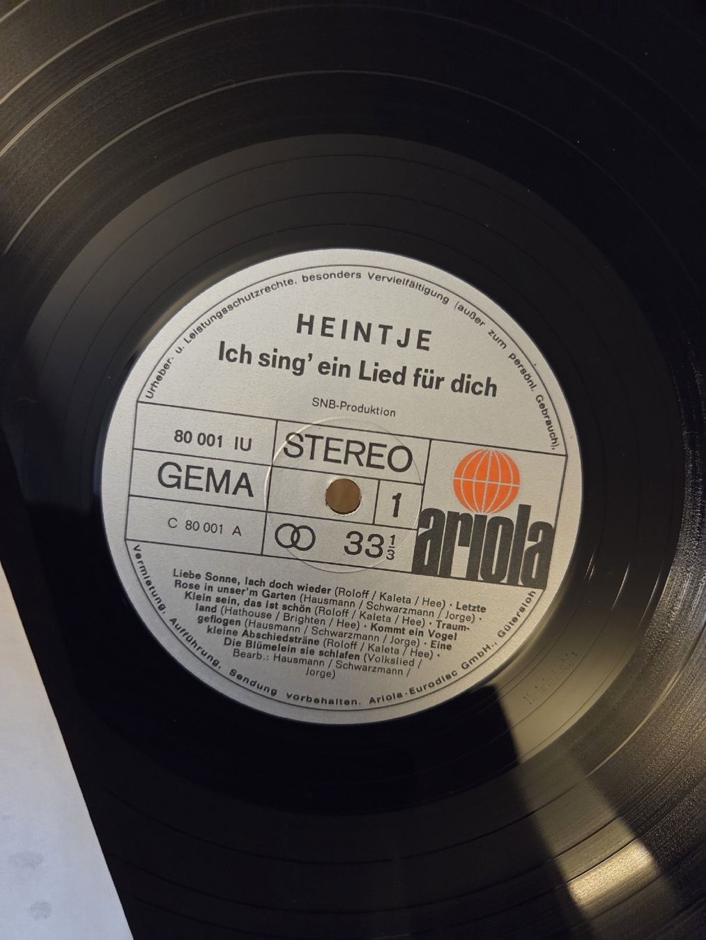 Dischi in vinile: Heintje - Ich sing ein Lied für dich – Usato da Jegenstorf venduto da AloeVera19 2