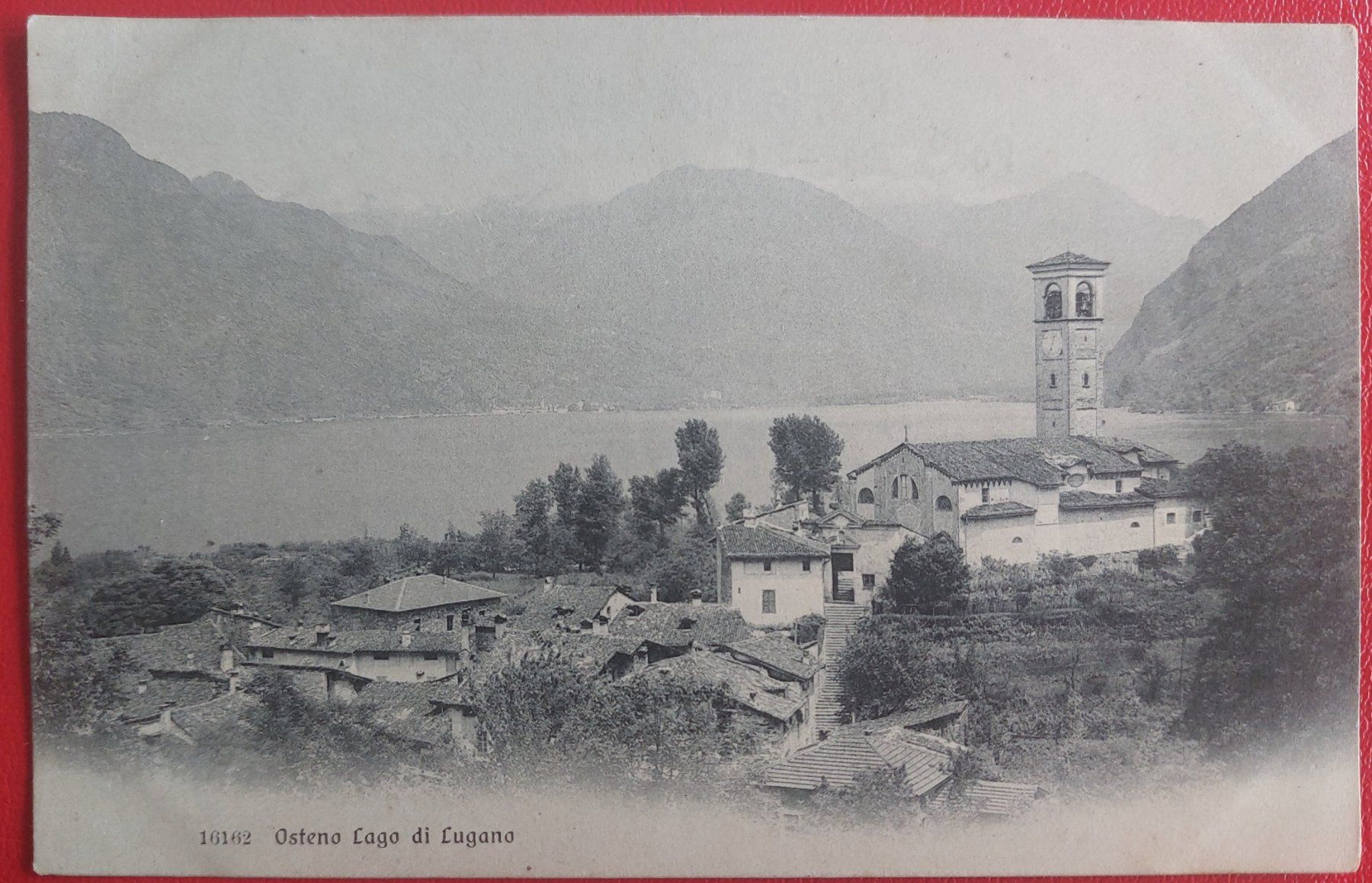 Ansichtskarten: Osteno Lago di Lugano – Gebraucht aus St-Légier-La Chiésaz von Theo005