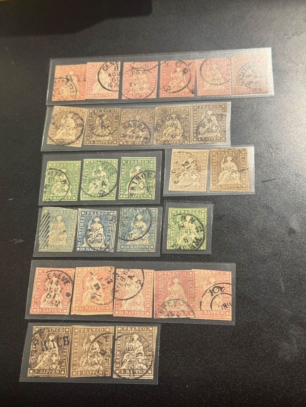 Alle Briefmarken: Schönes Strubellot ohne Attest – Gebraucht aus Uster von Briefmarken