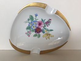 WEIMAR PORZELLAN Cendrier en porcelaine / Aschenbecher