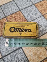 Omega Blechdose Schweiz Produkt guter Zustand 12cm