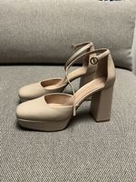 Gianvito Rossi Pumps Leder Beige Gr. 39 NEUWERTIG