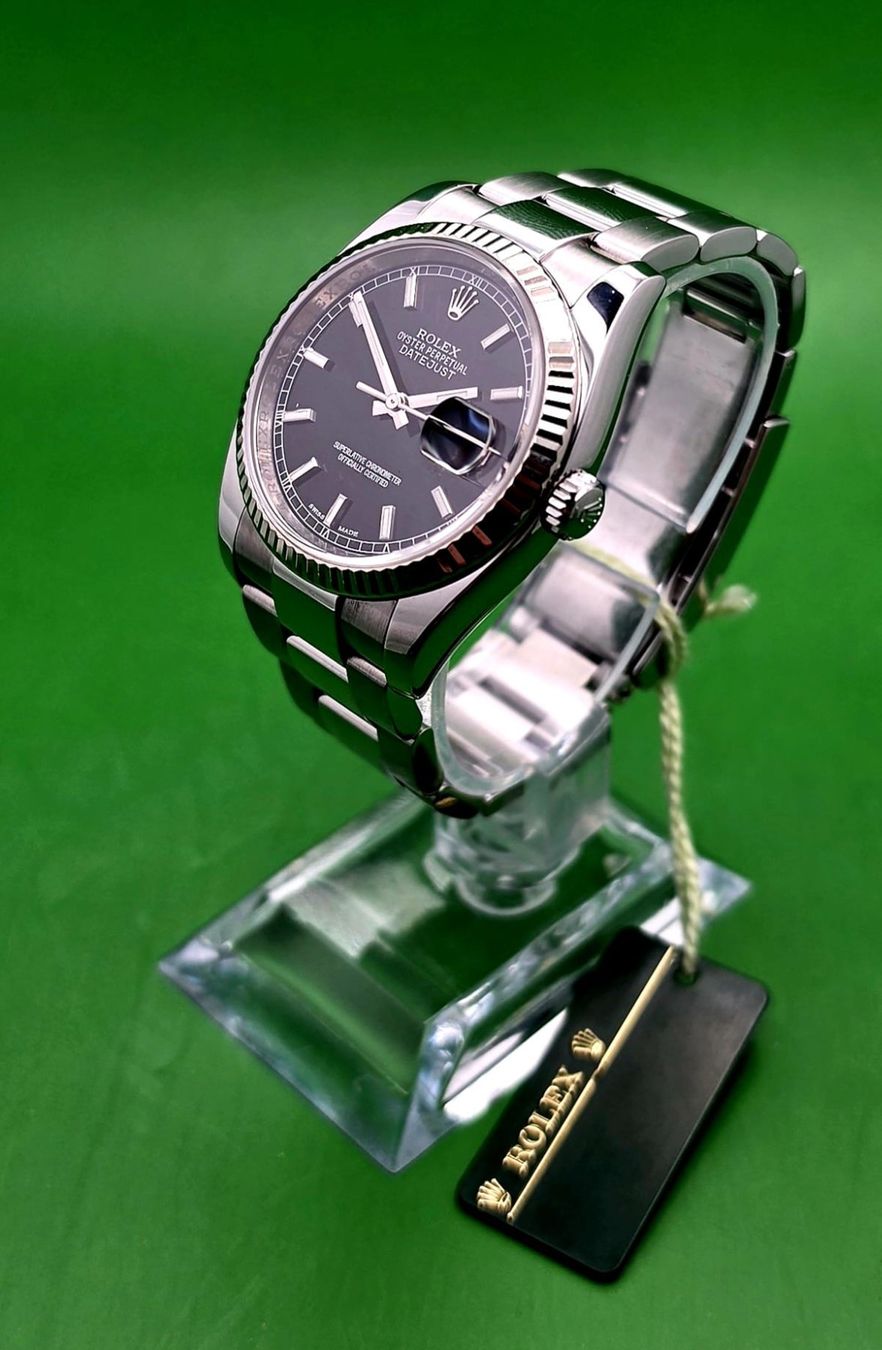 Rolex Orologi: TOP! ROLEX OYSTER PERPETUAL DATEJUST ROULETTE-DATE AUTOMATIC – Usato da St. Gallen venduto da Premium-Vintage 7