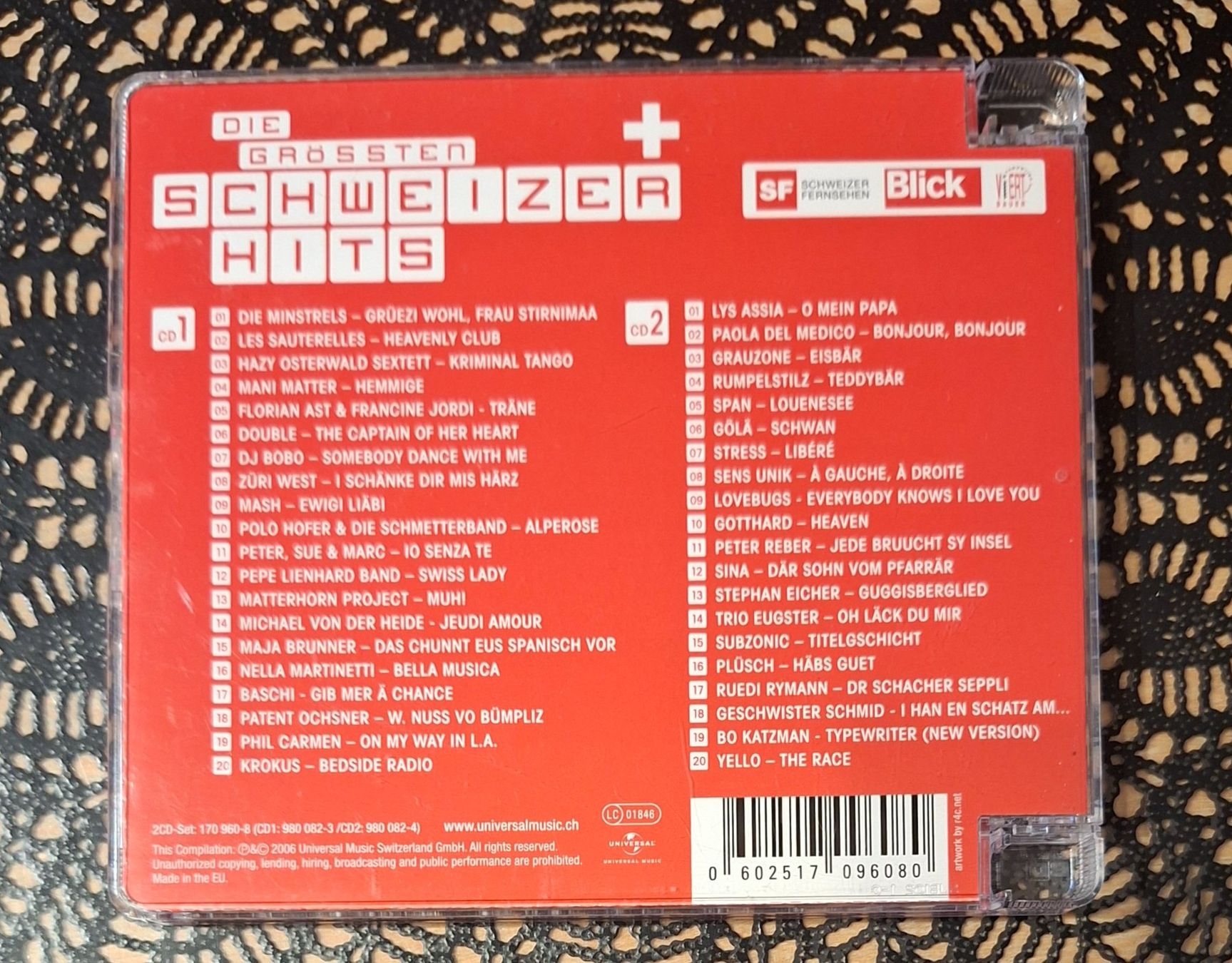 CDs: Die Grössten Schweizer Hits - 40 Original Hits CH 2006 – Gebraucht aus Amriswil von Celini3 1