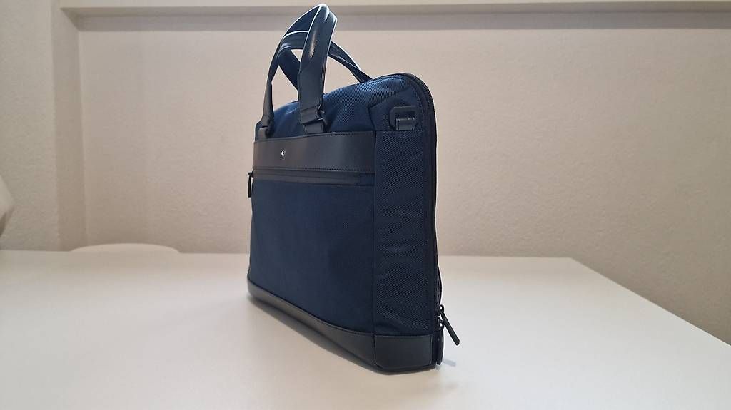 Borse: Montblanc Nightflight Dokumententasche Blue – Usato da Goldau venduto da AntonioNeto 2