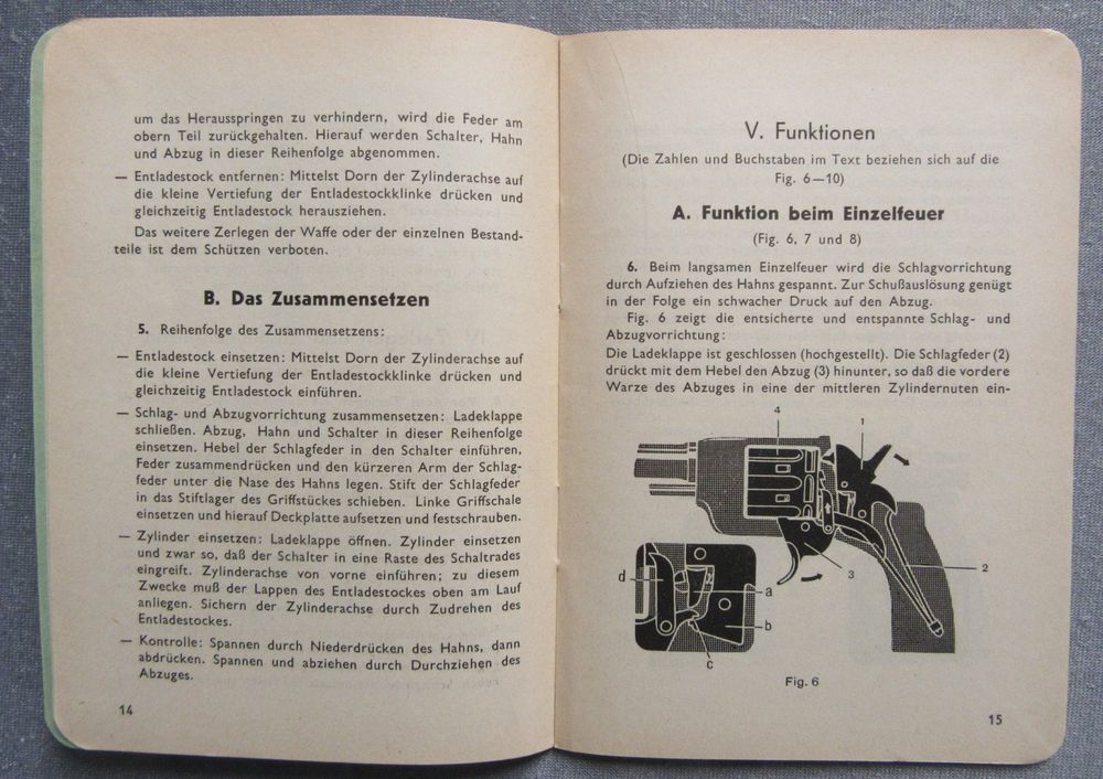 Der Revolver - Technisches Reglement - prov. Ausgabe 1944 | Kaufen auf ...