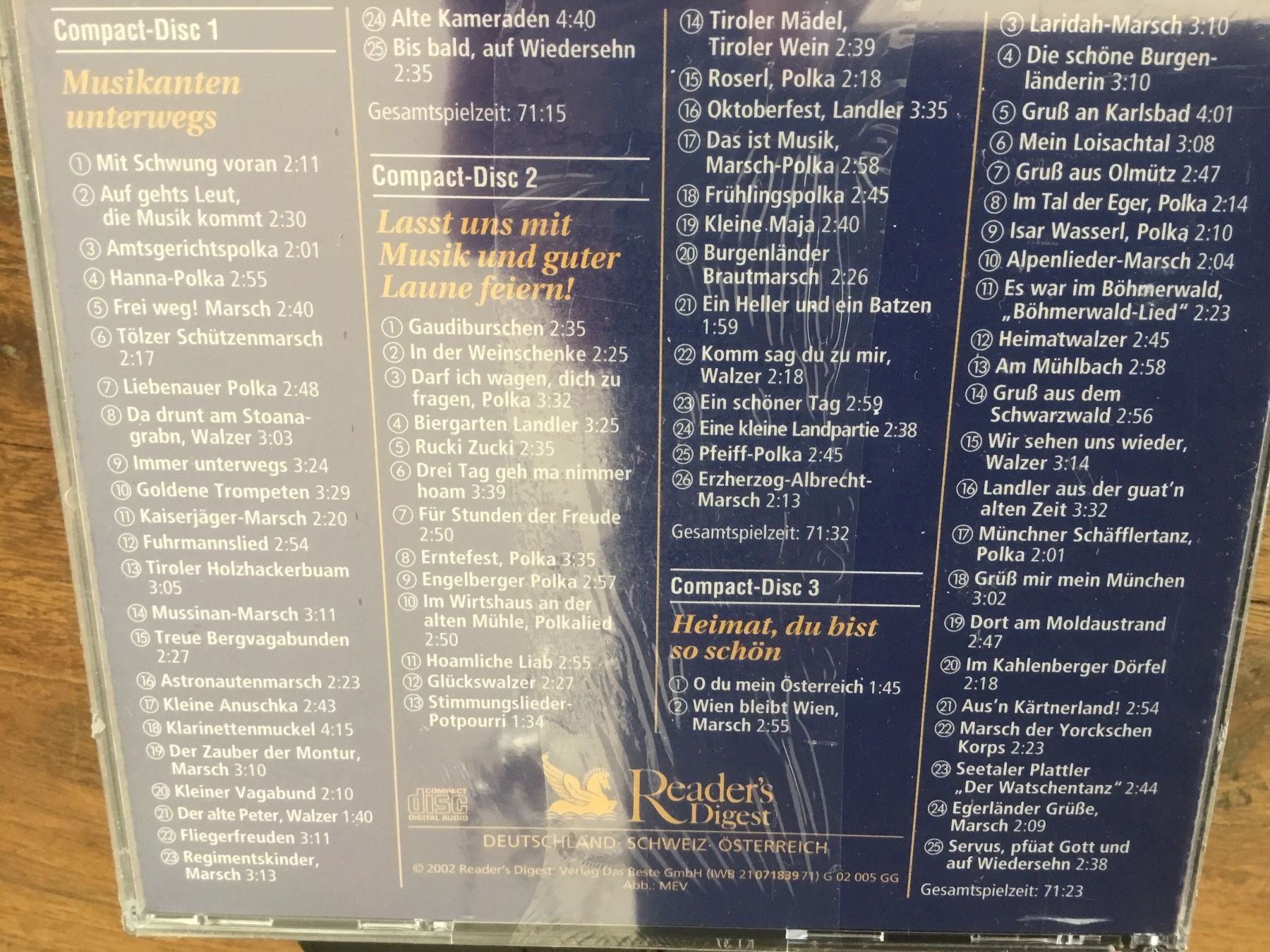 CD: Blasmusik CD "Immer wieder" Märsche, Polkas, Walzer BOX – Nuovo e nell'imballaggio originale da Thierachern venduto da sweden08 1