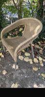 Chaises tissées pour jardin ou terrasse beige