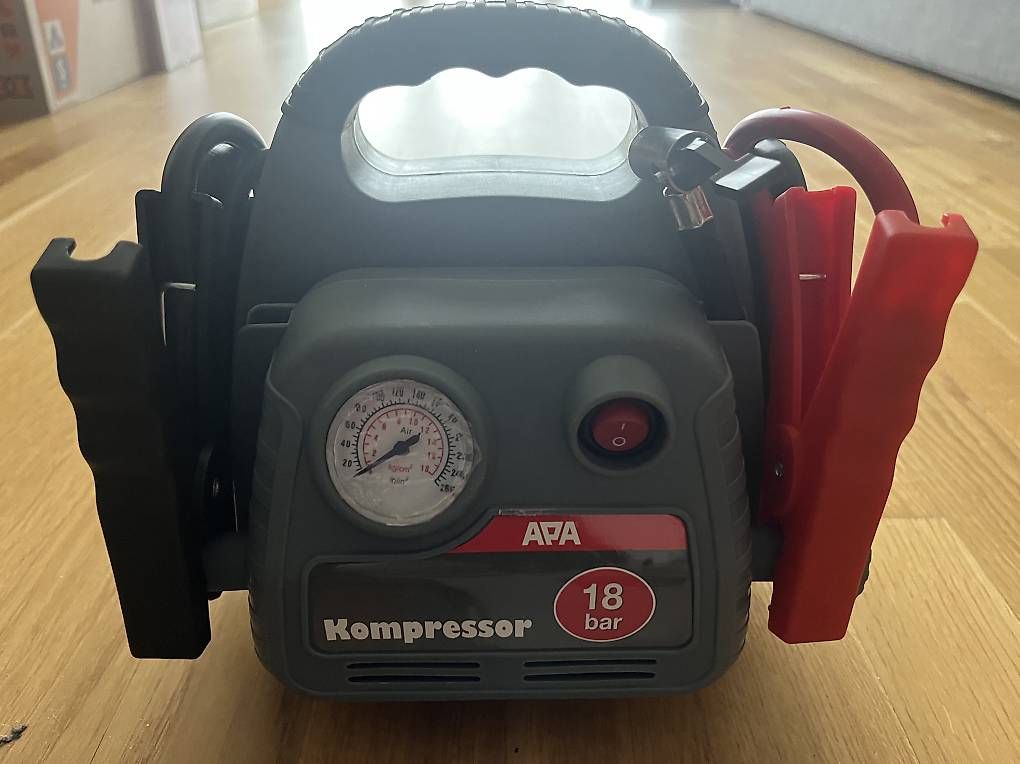 Caricabatterie: APA Power Pack Starthilfe mit Kompressor 12V – Usato da Zürich venduto da man_gm2w 1
