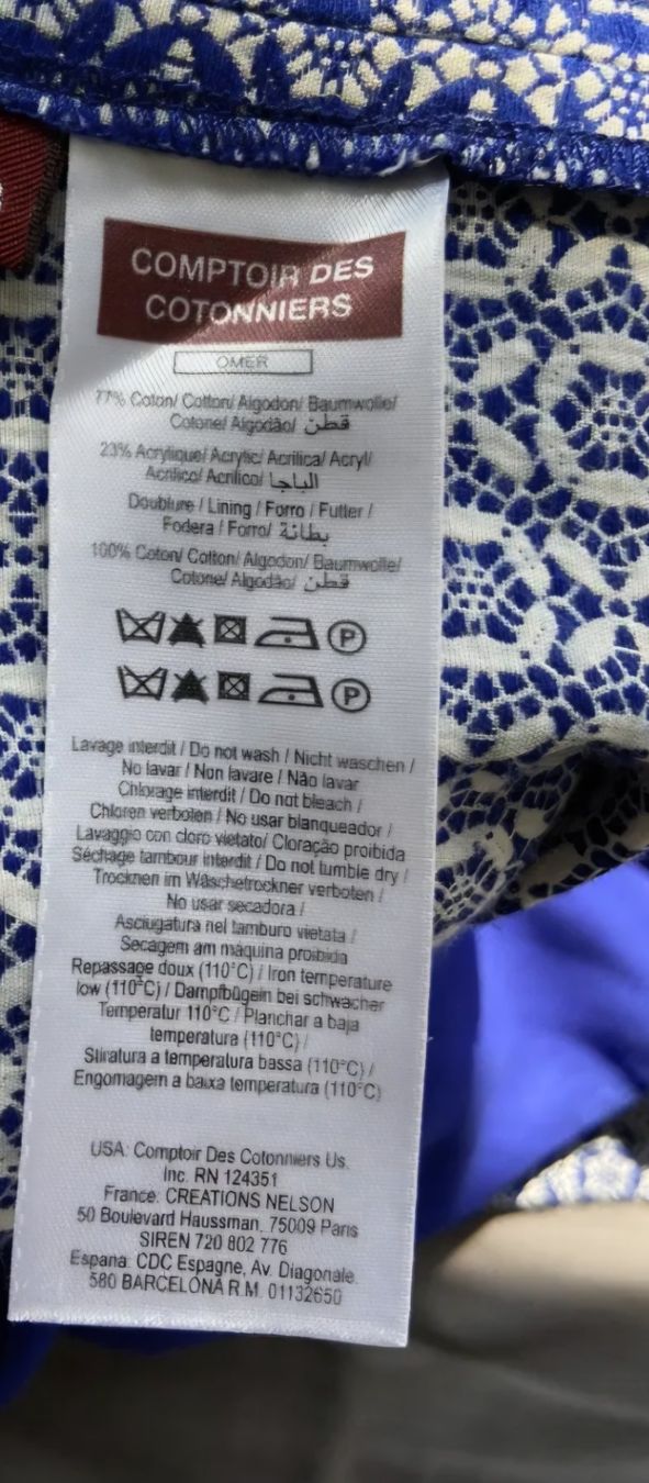Comptoir des Cotonniers Vestiti: Jolie robe sans manches, taille 36 – Nuovo (secondo la descrizione) da La Tour de Trême venduto da mar_p78p 5