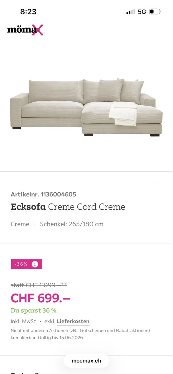 Divani: Ecksofa – Usato da St. Gallen venduto da putzi33 3