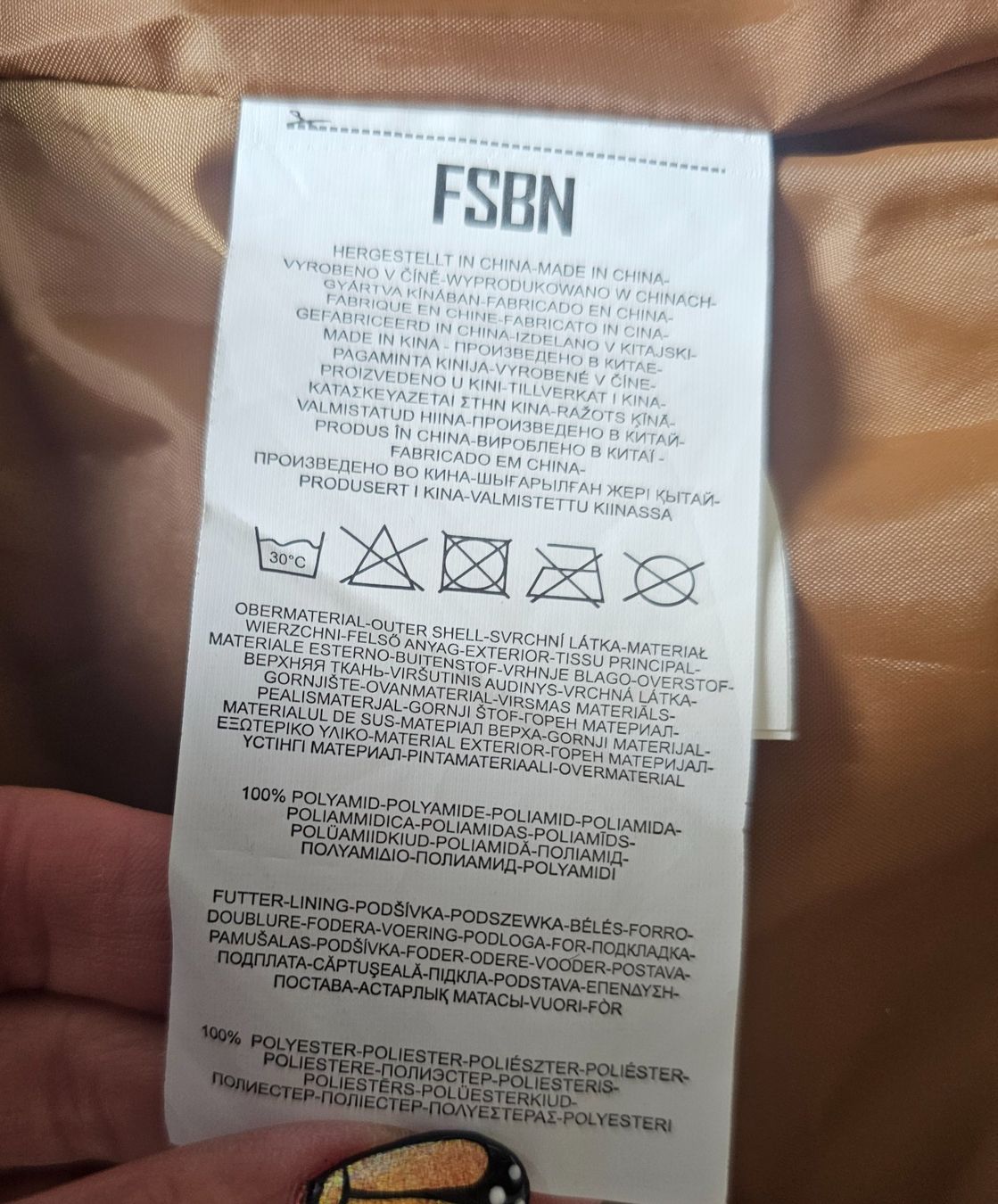 Giacche: leichte Jacke / Windjacke Gr. M FSBN Colorblock – Usato da Füllinsdorf venduto da Sunnebliemli7 3