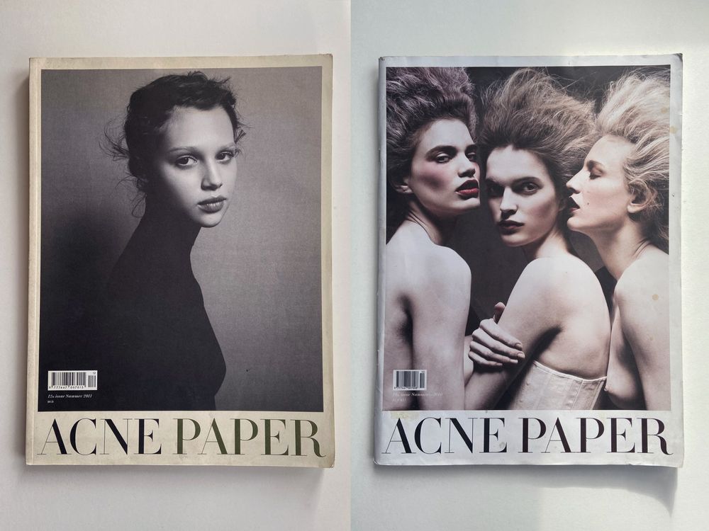2 x Fashion-Magazine. Acne Paper. Acne Studios. 2010 / 2011 (Gebraucht ...