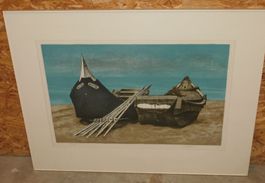 Sammlung Verkauf - Lithografie v Gfeller Rudolf  -  sign lim