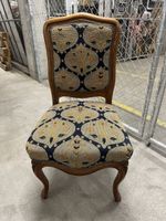 antiker Stuhl Biedermeier Massivholz- Polsterung